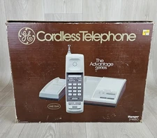 Vintage GE General Electric Cordless Telephone VOYAGER 2-9650 in Original Box!