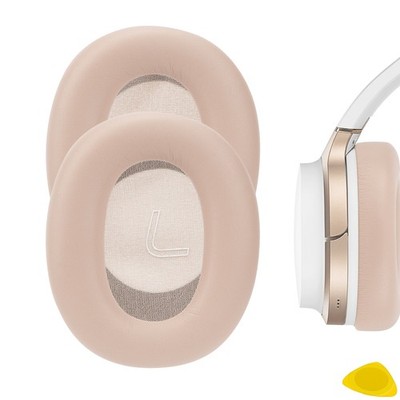 Geekria QuicFit Ear Pads for Edifier W860NB Pro Headphones (Light Brown)