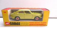Corgi Toys, 306 Morris Marina 1.8 coupe, rare Original,