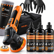 ADBL Roller D09125-01+B Poliermaschine 650W + 3x INfloo 4in1 Politur + 30 T&uuml;cher