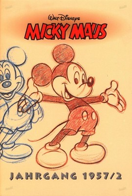 Micky Maus Reprint-Kassette 1957 / 2 (Heft Nr. 15-28 + Beilagen) Ehapa Z. 1-2