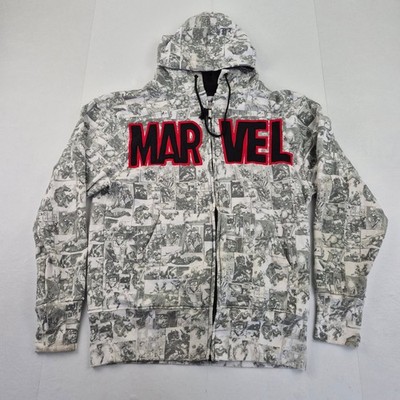Marvel Hoodie Small Grau Herren Grafik Comic Universal Studios
