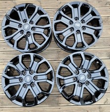 4 GENUINE FORD RANGER BLACK 7.5X18 ALLOY WHEELS N1WC1007E2A  ET55 SET OF FOUR