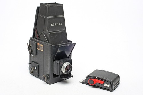 Graflex R.B Revolving Series B 2.25x3.25 camera+Kodak Ektar Lens+Roll Film Back