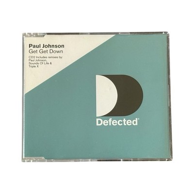 Paul Johnson   Get Get Down 3-track CD Single (1999) [Defected Records]