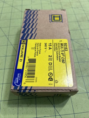 Square D 60163 Multi 9 C60 Circuit Breaker 15A