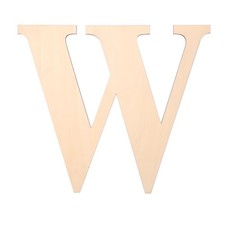 Wooden Letter, Smooth Surface Wood Letters for Wall Decor, 1/5 INCH Blank Unf...
