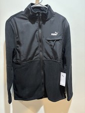 Puma Men  s Lightweight Full Zip Jacket Green Size M New With Tags