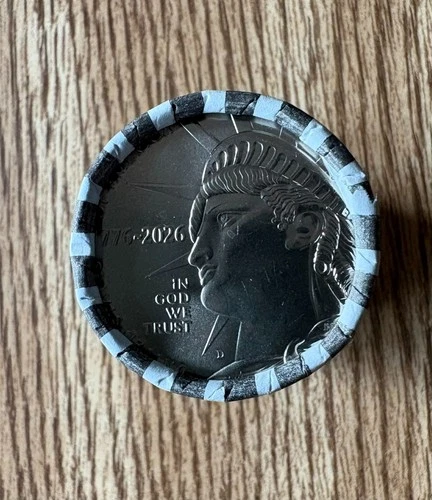 2026 Semiquincentenial Rare Denver Half Dollar Sealed Roll 20 Coin Uncirculated