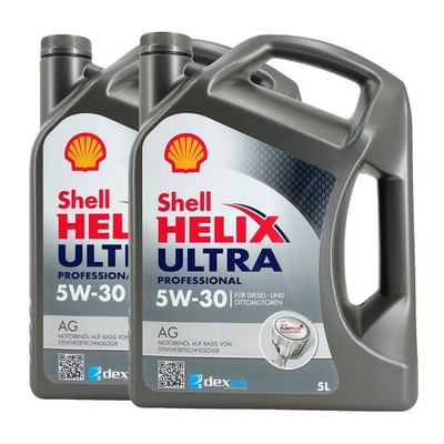 SHELL Helix Ultra Professional AG 5W-30 Motoröl OV0401547-D30, 2x5 Liter
