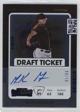 2021 Panini Contenders Prospect Blue Draft Ticket 81/99 Mackenzie Gore Auto 2u3
