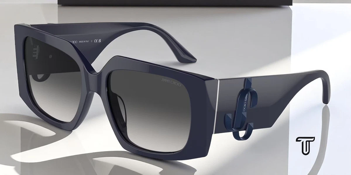 Jimmy Choo Gray Butterfly Sunglasses for Women for sale | eBay display picture 3
