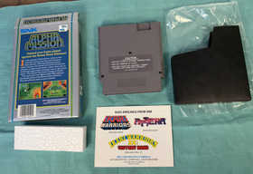SNK Alpha Mission Nintendo NES Complete CIB w/ Box Manual NTSC-U/C 1987