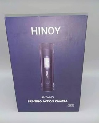 HINOY H4K 4K Wi-Fi Hunting Action Camera, 10H Battery, 33FT Range, 4X Zoom