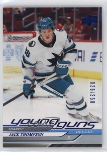2024-25 Upper Deck Series 2 Young Guns Deluxe /250 Jack Thompson #468 Rookie RC