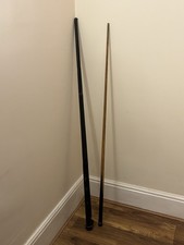 Vintage E.J. Riley Accrington Snooker Cue 58” 15.5oz w/ Original Metal Case