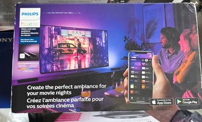 Philips Hue Play Starter Kit- 2x Black Hue Play Light Bars & Hue Bridge