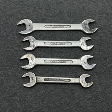 Vintage Craftsman 4pc Sae Open End Wrench Set Long Ci Logo Usa Vintage Craftsman 4pc Sae Open End Wrench Set Long Ci Logo Usa