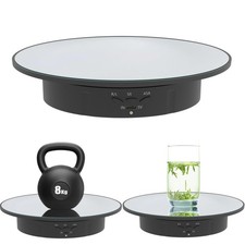 Electric Turntable, 360 Degree Adjustable speed Revolving Base for Photograph...