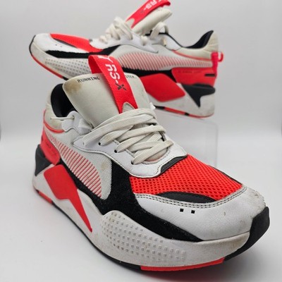 Puma RS-X Reinvention Mens Size 11 White Orange  Athletic Running Shoes Sneakers