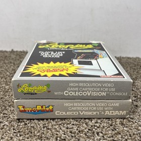 Colecovision Game Lot Time Pilot And Looping With Boxes Tested