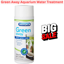 Interpet Green Away 125ml Aquarium Fish Tank Water Treatment Algae Remover Clear