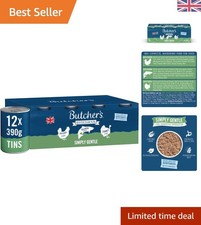 Gentle Adult Dog Food Loaf Variety 12x390g - Supports Digestive & Immune Health 4.27 per kilo