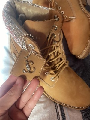 Timberland x Jimmy Choo Inch Premium Boot 'Crystal Collar' Size 11 - Main Image