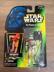 STAR WARS POTF Power Of The Force Green Foil Card SANDTROOPER Action Figure