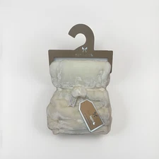 Mon Lapin Velvet Baby Blanket (New) - White 30"x40"