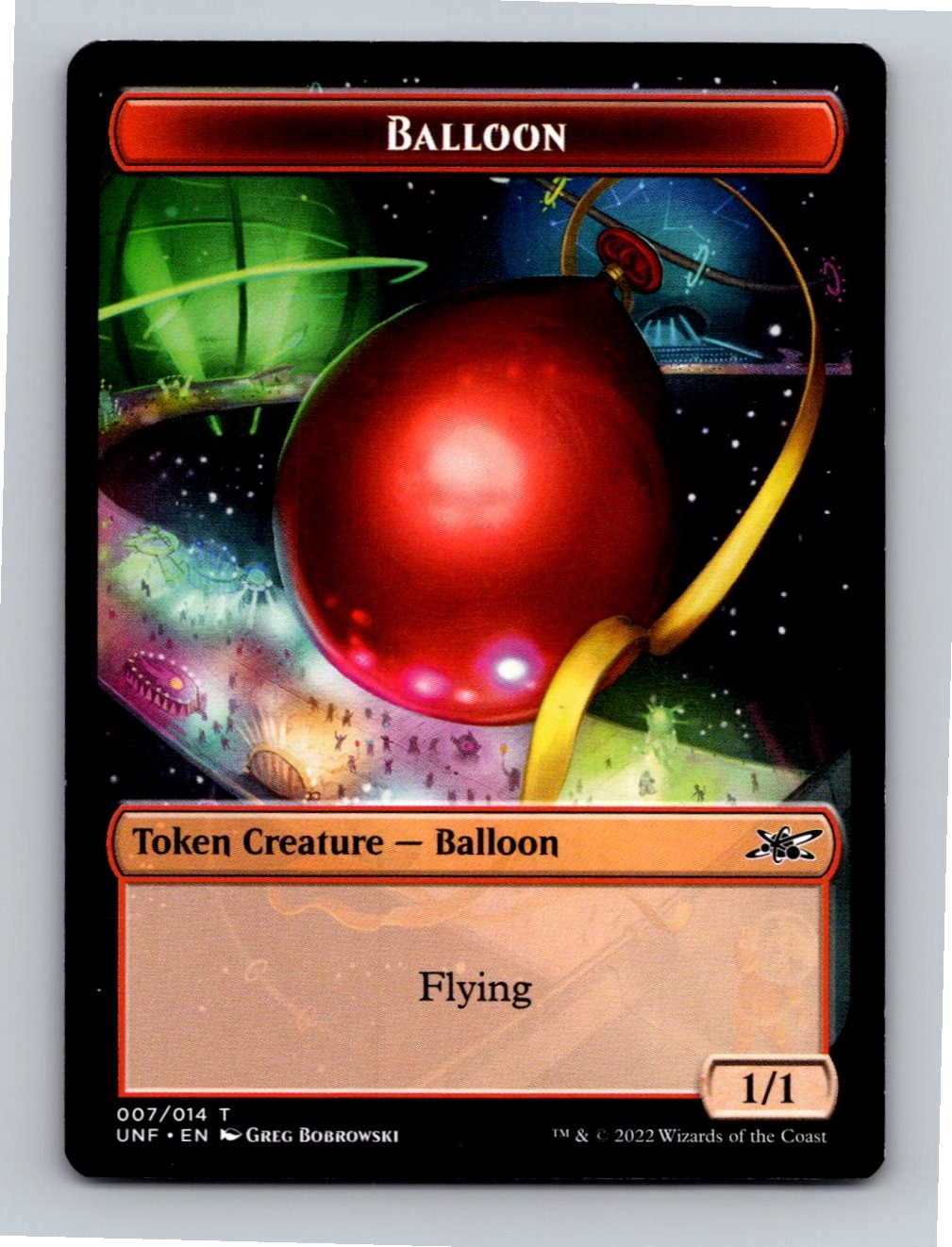 Balloon Token 7 Token Unfinity Magic: The Gathering Near Mint
