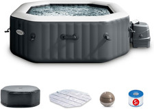 Intex PureSpa Bubble Deluxe Inflatable Hot Tub 4-Person Octagonal Spa — listing 3