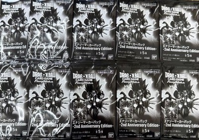 10 Pack Dragon Ball Fusion World Energy Marker 2nd Anniversary Edition Japan NEW