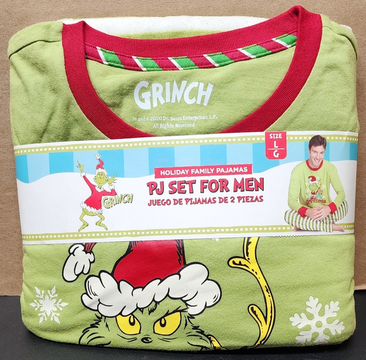 Grinch Pajamas Matching Christmas Pjs Walmart Seuss The Grinch