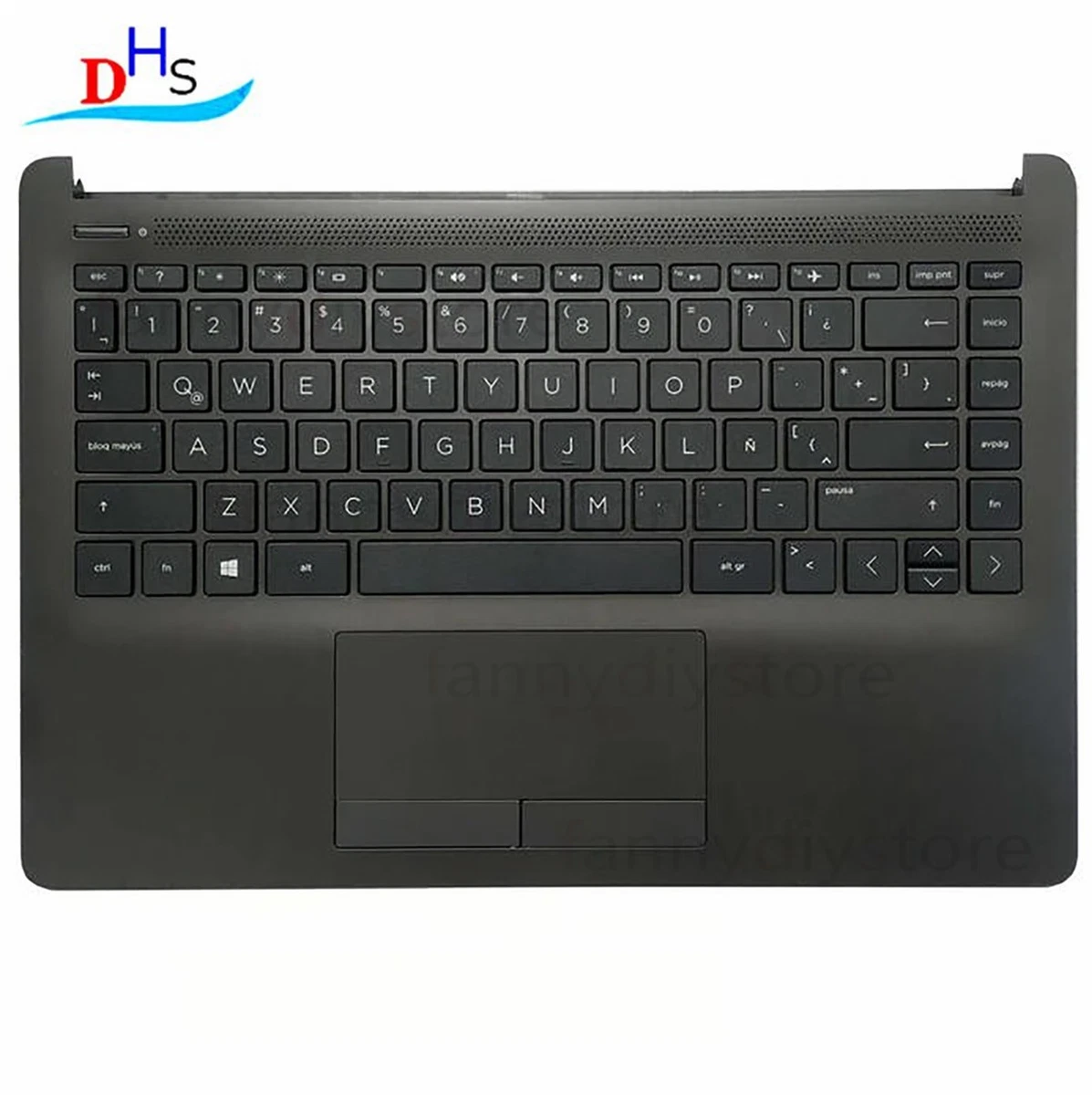 Tastiera Di Ricambio Per HP Pavilion Dv8-1000, Dv8-1100, Dv8-1200 - Layout Inglese Americano, Nero