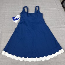 Joy Lab Women Pleated Active Dress Blue Size XXS NWT