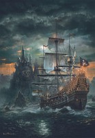 Puzzle (1500 T.) Das Piratenschiff (Clementoni) Neu/Ovp