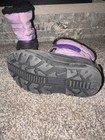 Sorel Little Girl Size 10 Purple Black Winter Snow Boot Fur Inside EUC — photo 5