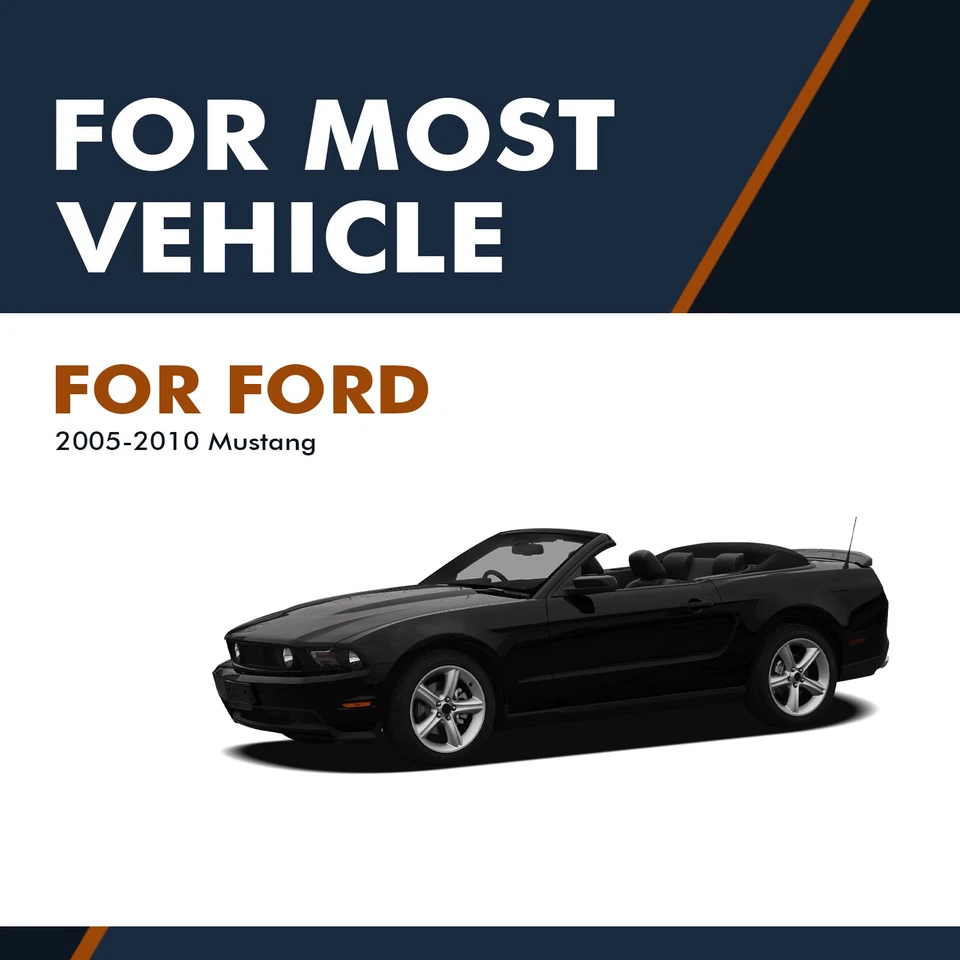 Juego de 4 rotores de freno perforados delanteros 293 mm-traseros 300 mm para Ford Mustang 2005-2010 Foto 2 de 4