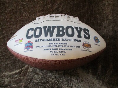 Vintage Dallas Cowboys Super Bowl Championship Football Vintage Dallas Cowboys Super Bowl Championship Football