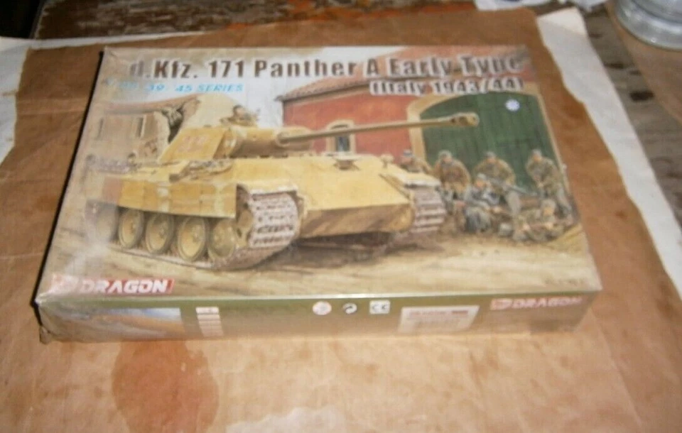 DRAGON 6160 PANTHER A EARLY TYPE ITALY 1944 SDKFZ 171 NUOVO 1-35 TIGER SOLDATINI - Immagine 3 di 3