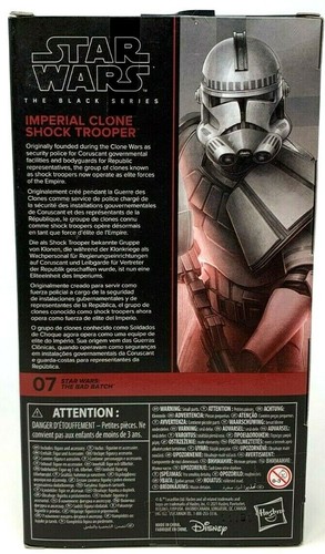 Star Wars The Bad Batch Black Series Imperial Clone Shock Trooper New In Box*** - 第 3/5 張圖片