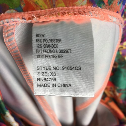 STUDIO CAPEZIO Leggings Women's Size XS Colorful Cropped Activewear - Picture 7 of 10
