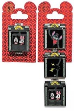 Disney Tower Of Terror Service Elevator Mickey Minnie Stitch Tri Fold Flip Pin
