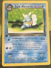1st Edition Dark Wartortle 46/82 - Team Rocket - Near Mint