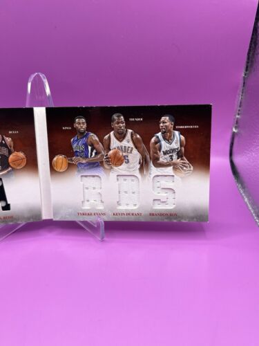 FLAWED 2012 Panini Preferred KYRIE KEVIN DURANT Awards Jersey Patch Booklet /199 - Picture 3 of 16