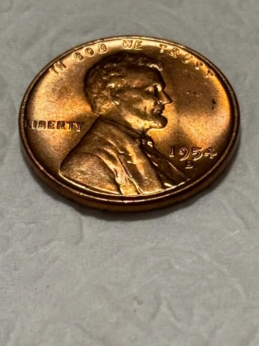 1954 d wheat penny nice coin bu free shipping