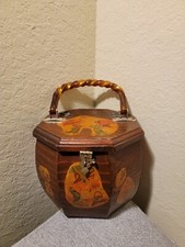 Wooden Octagon Purse. Beautiful and in great condition.