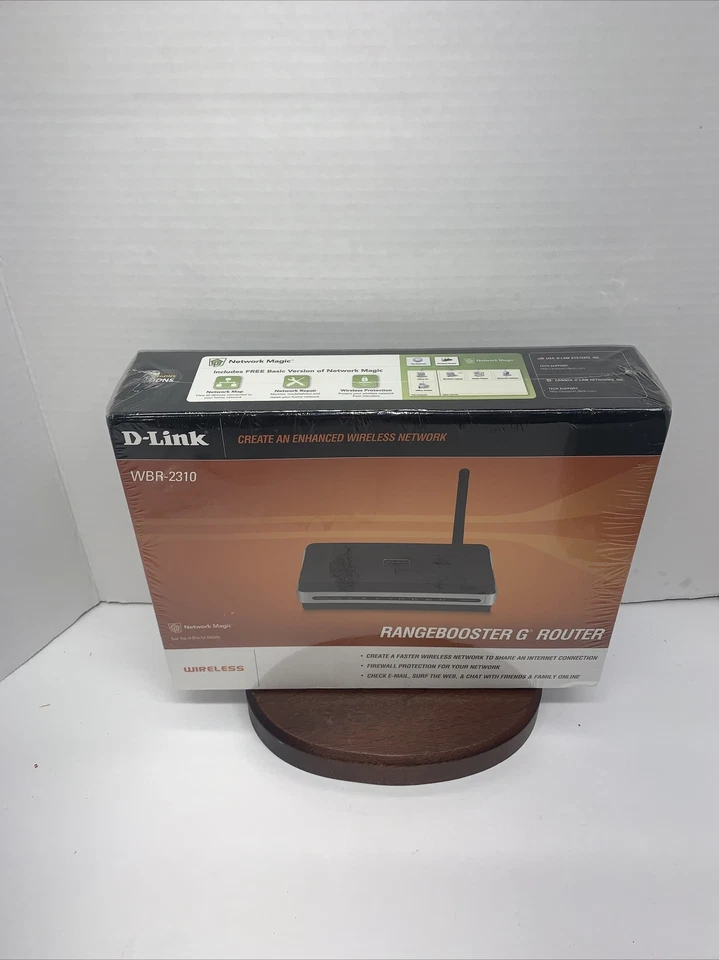  D-Link WBR-2310 108 Mbps 4-Port 10/100 Wireless G Router NEW Factory Sealed ! - Image 2 of 4