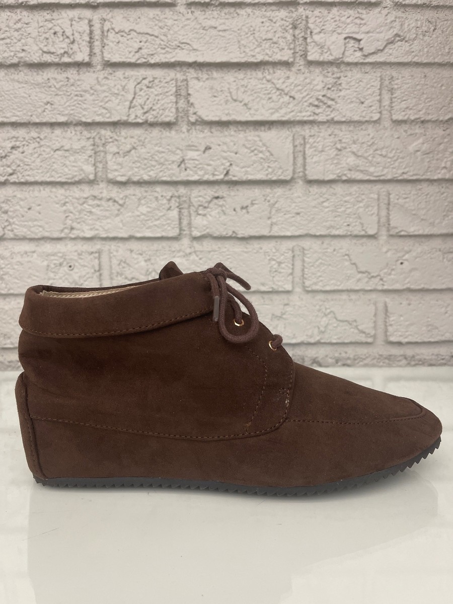 American Eagle Brown Lace-Up Ankle Booties Size 9 | eBay